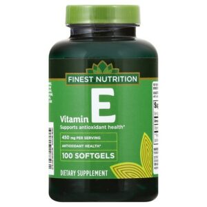 Finest Nutrition Vitamin E 1000 IU Softgels - 100.0 ea