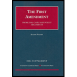 First Amendment (2004 Supplement)