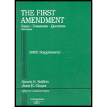 First Amendment : Cases, Comments, Questions - 2005 Supplement