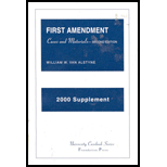 First Amendment : Cases and Materials, 2000 Supplement