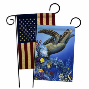 Flight of the Sea Turtle Nature Wildlife Garden Flags Pack