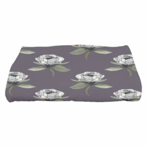 Floral Bunch 28"x58" Purple Floral Bath Towel