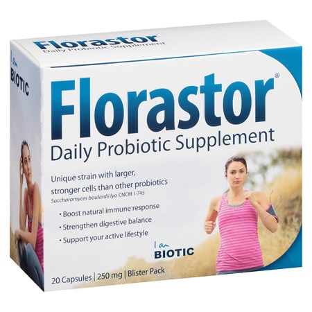 Florastor Daily Probiotic Supplement Capsules - 20.0 ea