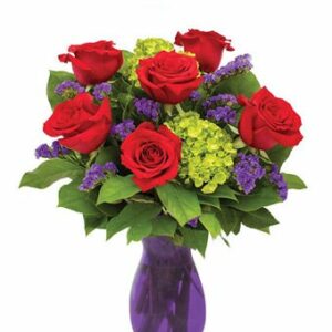 Flowers - Amethyst Rose Bouquet - Regular