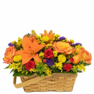 Flowers - Autumn Breeze Flower Basket - Regular