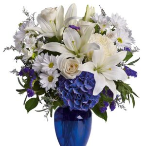 Flowers - Beautiful in Blue Bouquet - Regular