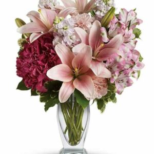 Flowers - Blush Of Love Bouquet - Regular