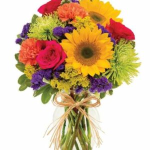 Flowers - Bright Sunflower Bouquet - Regular