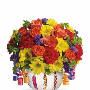 Flowers - Brilliant Birthday Blooms Bouquet - Regular