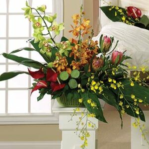 Flowers - Eternal Peace Pedestal Arrangement - Regular