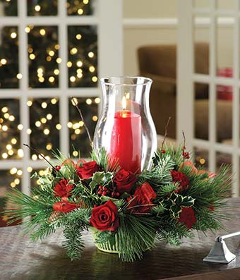 Flowers - Holiday Floral Centerpiece - Regular