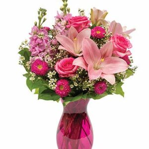 Flowers - Hot Pink Passion Bouquet - Regular