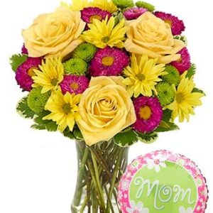 Flowers - It's a Fine Day for Mom Balloon Bouquet - Regular