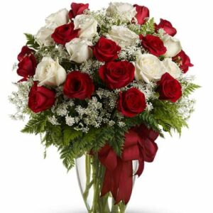 Flowers - Love's Divine Bouquet - Long Stemmed Roses - Regular