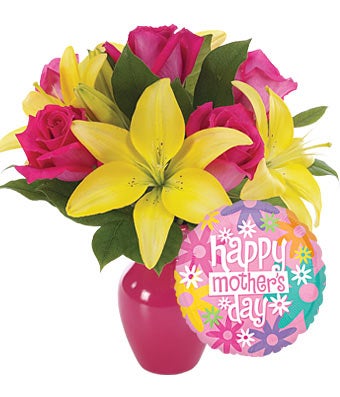 Flowers - Mother's Day bouquet and balloon - Regular