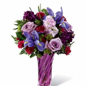 Flowers - Natural Purple Field Bouquet - Regular