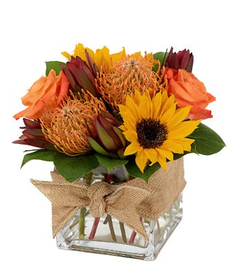 Flowers - Nature Inspired Cube Bouquet - Regular