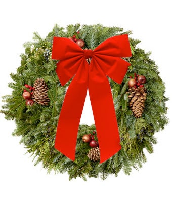 Flowers - Our Classic Christmas Wreath - Regular