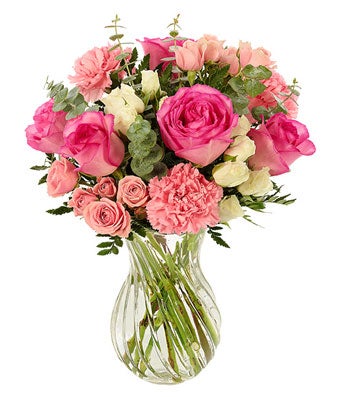 Flowers - Pastel Pink Bouquet - Regular