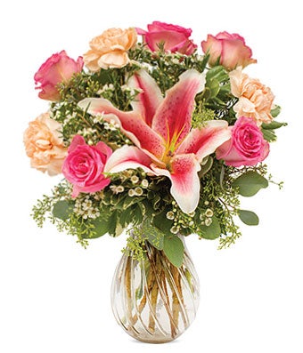 Flowers - Peach Palette Bouquet - Regular