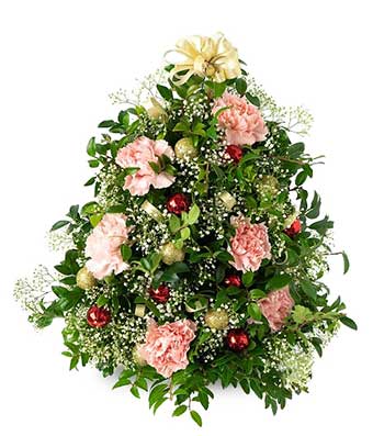 Flowers - Pink Carnation Christmas Tree - Regular