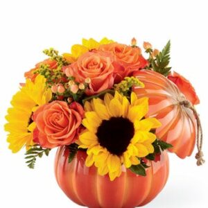 Flowers - Plentiful Pumpkin Arrangement - Regular