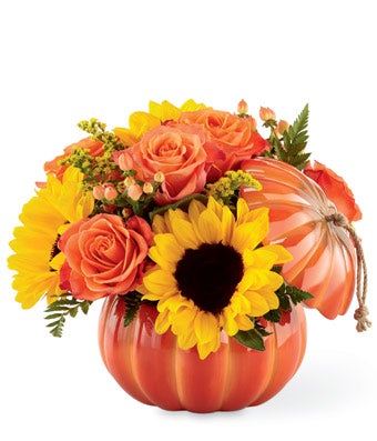 Flowers - Plentiful Pumpkin Arrangement - Regular
