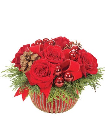 Flowers - Red Velvet Ornament Bouquet - Regular