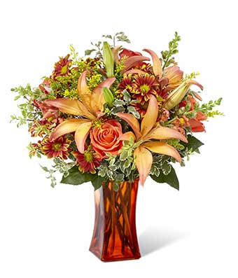 Flowers - Snug Autumn Day Bouquet - Regular