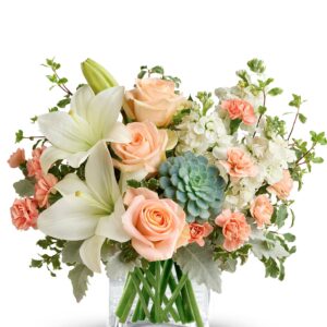 Flowers - Southern Peach Bouquet - Regular