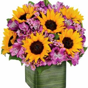 Flowers - Sunflower Mixed Bouquet - Regular