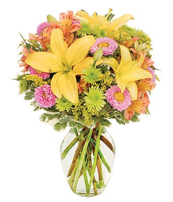 Flowers - Sunny In Love Bouquet - Regular