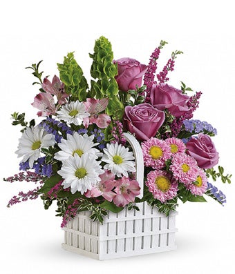 Flowers - White Picket Bouquet - Regular