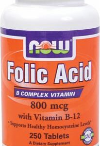 Folic Acid 250 Tablets - Prenatal Vitamins NOW