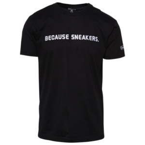 Foot Locker Mens Foot Locker Because Sneakers T-Shirt - Mens Black/White Size XXL