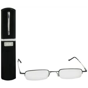 Foster Grant Metal Compact Reading Glasses +2.00 - 1.0 ea