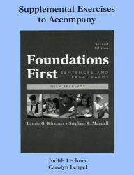 Foundations First : Supplemental Exercises