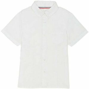 French Toast Girls' Short Sleeve Oxford Blouse White, 20 Youth - Uniform Accessories at Academy Sports