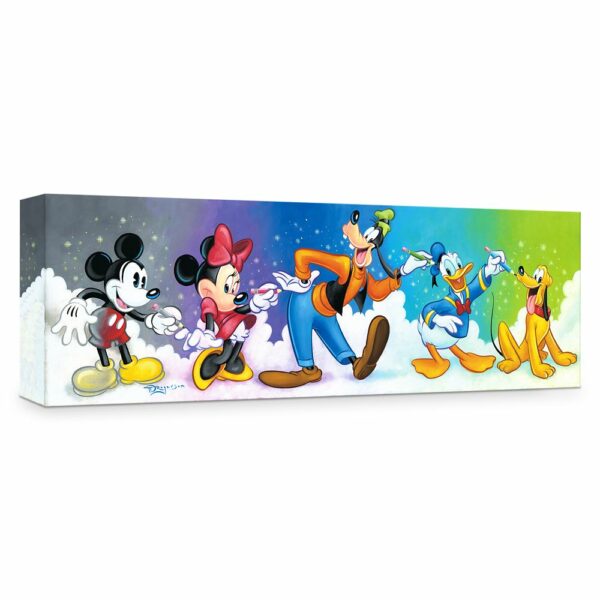 ''Friends by Design'' Gicle on Canvas by Tim Rogerson Official shopDisney