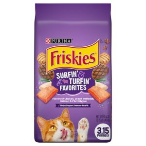 Friskies Surfin' & Turfin' Favorites Adult Dry Cat Food - 3.15 lb