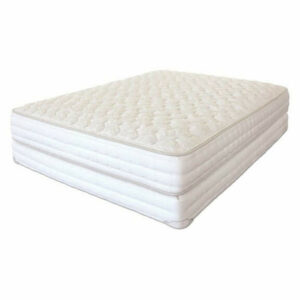 Furniture of America Dyzona Fabric King Memory Foam Mattress in White