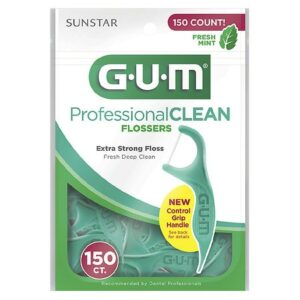 G-U-M Professional Clean Flossers Mint - 150.0 ea