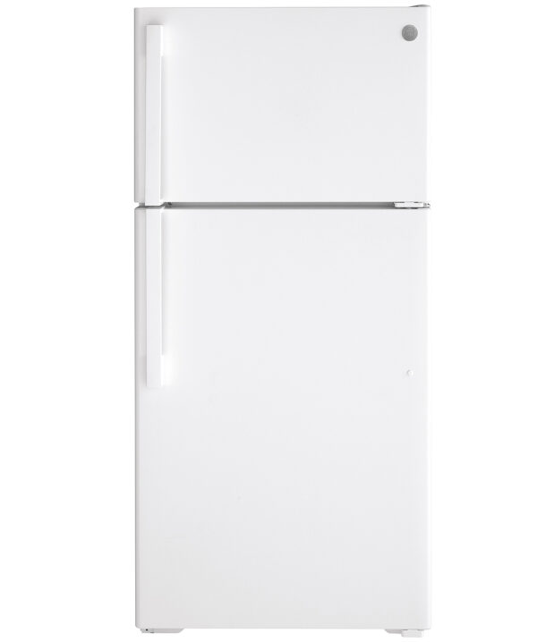 GE 15.6 Cu. Ft. White Top-Freezer Refrigerator