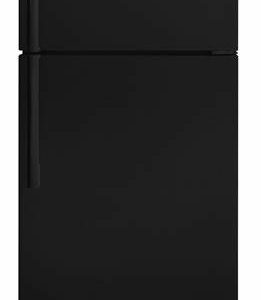 GE 16.6 Cu. Ft. Black Top Freezer Refrigerator