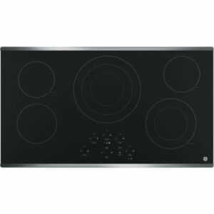 GE 36" Stainless Steel Touch Control Electric Cooktop
