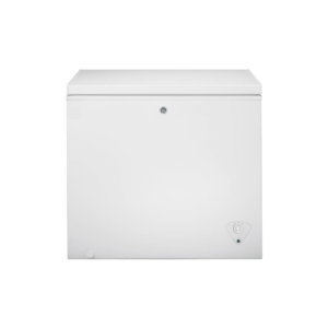 GE FCM7K 38 Inch Wide 7 Cu. Ft. Freestanding Chest Freezer with Sliding Bulk Storage Baskets and Adjustable Temperature Control White Refrigeration