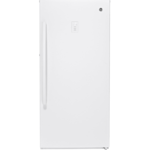 GE FUF14SMR 28 Inch Wide 14.11 Cu. Ft. Capacity Upright Freezer with Turbo Freeze White Refrigeration Appliances Freezers Upright Full Size Freezers