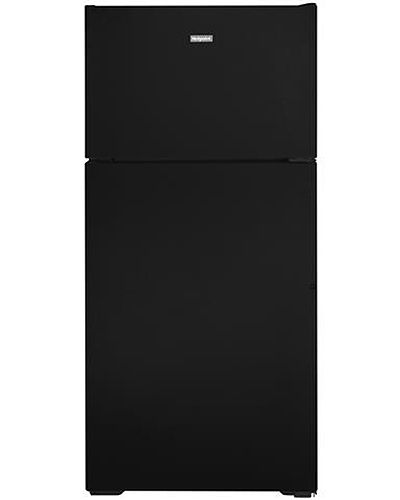 GE Hotpoint 15.6 Cu. Ft. Black Top Freezer Refrigerator