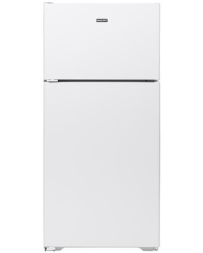 GE Hotpoint 15.6 Cu. Ft. White Top Freezer Refrigerator With Left Hinge