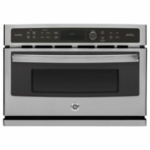 GE PSB9100F Profile 27 Inch Wide 1.7 Cu. Ft. Built-In Microwave with Advantium Heating Technology and Custom Recipe Saver Feature Stainless Steel